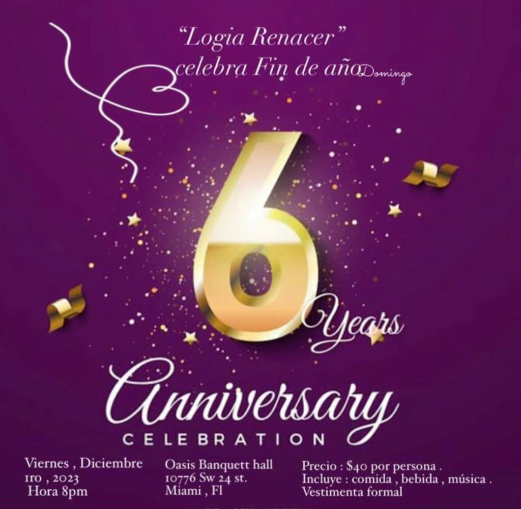 ¡Celebremos juntos el cierre de un año lleno de fraternidad y crecimiento en La Logia Renacer 410!